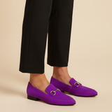 Gemma | Vječne Suede Loafers s Klasičnim Bit Detaljem