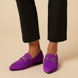 Gemma | Vječne Suede Loafers s Klasičnim Bit Detaljem
