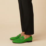 Lily | Vječne Suede Loafers s Bit Detaljima