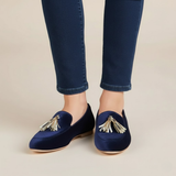 Penelope Plave Loaferice