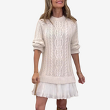 Nikolina – Elegantna i udobna pletena haljina