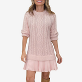 Nikolina – Elegantna i udobna pletena haljina