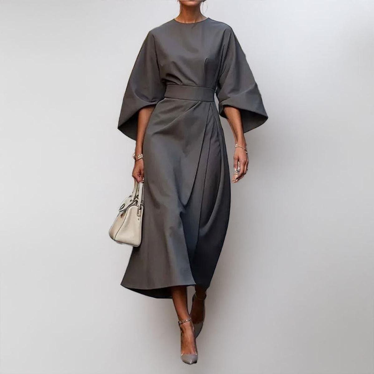Dragana - Duga haljina s kimono rukavima